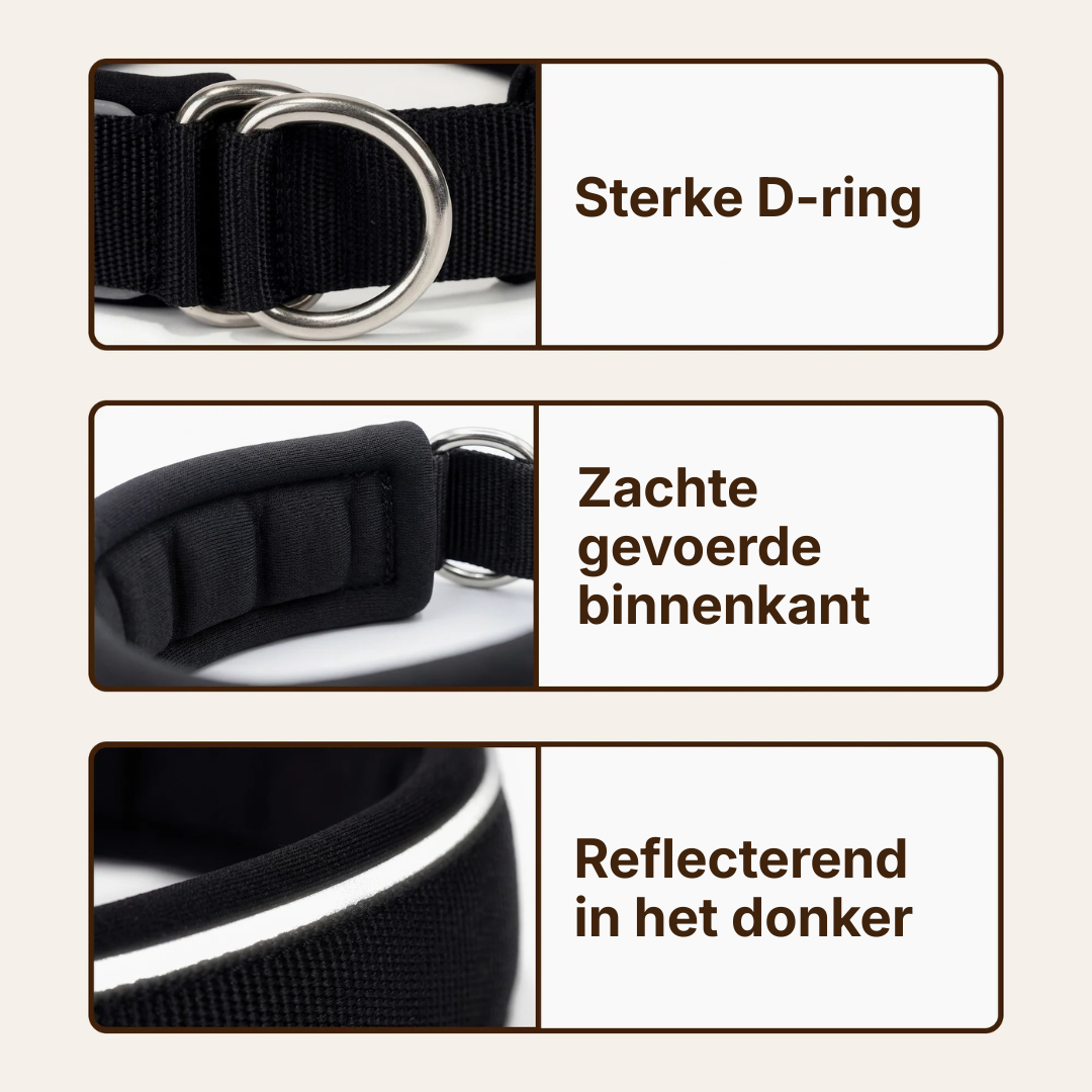 Collar with pull stop